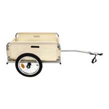 Fahrrad Anhänger 50 kg Last, Transport Anhänger Multiple Wale, Aluminium Utility Cargo Bike Anhänger - Verschiedenfarbig - Übersicht 9