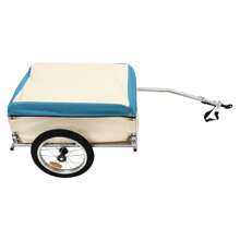 Fahrrad Anhänger 50 kg Last, Transport Anhänger Multiple Wale, Aluminium Utility Cargo Bike Anhänger - Verschiedenfarbig - Übersicht 6