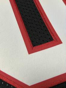 Youth Customized Name And Number Embroidery American Football Jersey Boys And Girls Tampa Bay Black V-Neck Personalized Short Sleeve Button Down Shirts Party Games Training Sports Tops - Black - View 4