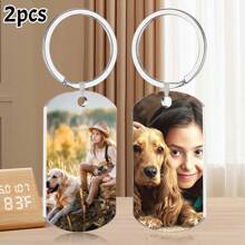 1/2 szt. spersonalizowanego breloka ze stali nierdzewnej ze zdjęciem i tekstem, spersonalizowane dwustronne breloki dla kobiet, spersonalizowany brelok z grawerunkiem dla mężczyzn, zawieszki dla kobiet i mężczyzn, spersonalizowany brelok dla pary, spersonalizowany brelok dla chłopaka, pieska, grawerowany, cekiny, unikatowy, spersonalizowany, idealny prezent dla niego, idealny prezent dla niej, na rocznice, urodziny, śluby, na ukończenie szkoły, na parapetówkę, spersonalizowane prezenty dla kobiet/mężczyzn, spersonalizowany/spersonalizowany brelok, zawieszki do torebek, artykuły szkolne, powrót do szkoły, do biura, do szkoły, do klasy, na prezenty dla nauczycieli, na uniwersytet, dla kolegi, do akademika, dla nauczyciela, dla chłopców i dziewcząt, dla nastolatków, uczniów szkół średnich, uczniów szkół średnich, studentów, studentów uniwersytetu, studentów pierwszego i drugiego roku, studentów młodszych klas, spersonalizowane breloki i akcesoria, łatwy komfort, delikatny Romans, Zimowa ł