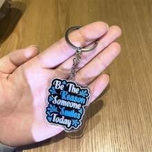 1 件创意个性化字母钥匙扣适用于多种场合汽车钥匙链挂件配件