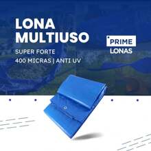 Prime Lonas Lona Impermeável 3,5x5,5 310 Verde e Branca SK