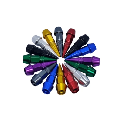 4 piezas Tapas universales para válvula de neumático, aptas para neumáticos de coche, motocicleta, bicicleta, tapas para válvula de neumático, cubiertas de sellado