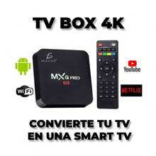 Smart Tv Box 4K Android 7.12 MXQ PRO 1G/8G 2.4G & 5G Smart TV Box 4K Android 11 With TV Remote Control, - US A Type Plug(110-127V) - View 2