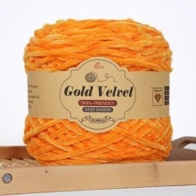 245g/捆天鹅绒金属雪尼尔纱，光泽迷人，质地细腻柔软，温暖舒适，易于编织，适用于毛衣、夹克、围巾、帽子、手套、毛毯和各种 DIY 手工艺品 - 彩色 - 查看 18