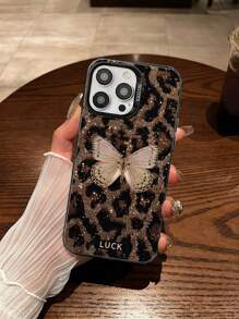 1 Stylish Phone Case. Does Not Include Lanyard Or Stand. Shockproof. Premium Phone Case With Butterfly And Leopard Print Design. Compatible With IPhone 14, 15 Professional, 16, 11, 16 Professional, 13, 11, 12, 13, 16, 15, 16 Plus, P16, P16PEOMAX, P14 PRO, P13, P11, P12XR, Cartoon 78G, A134G Series, A14, A04, A34. Waterproof, Drop-Proof, Scratch-Resistant, Spring-Flavored, Birthday Gift. - 彩色 - 查看 6