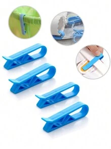 4/8 Pcs Diamond Art Canvas Clamp Set, Plastic Diamond Painting Tools, DIY Cross Stitch Full Diamond Embroidery Tool Accessories, Multifunction Anti-Slip Fixing Clamp Sealing Clamp, Can Be Used For Paper Canvas Storage, Food Bags And Garbage Bags, Office And Home Use, Convenient And