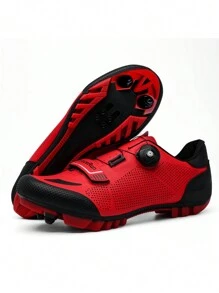 2025 Bestseller, MTB Męskie Profesjonalne Buty Rowerowe, Outdoor Mountain Riding Sports Shoes, Antypoślizgowe I Odporne Na Zużycie, Wygodne, Z Szybką Klamrą Zapadkową Kompatybilne Z Pedałami Systemu SPD, Odpowiednie Do Różnych Środowisk - Burgund - Zobacz 9