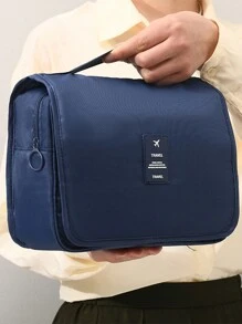 1 szt. Duża pojemność Etui z klapką, kosmetyczka, woreczek na zamek błyskawiczny, torba bagażowa, kosmetyczka, kosmetyczka, torba płócienna, torba typu tote, torba płócienna, torba kosmetyczna, niezbędne dla wizażysty, woreczek z nadrukiem, kosmetyczka, przenośna torba fitness/prysznicowa, wodoodporna podróżna wisząca kosmetyczka/torba kosmetyczna, podręczna kosmetyczka
