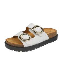 Fashionable Sandals, Minimalist Style Casual Everyday Wear Stylish Sandals Summer Sandals For Women - White - View 5