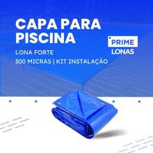 Prime Lonas Lona Impermeável 3,5x5,5 310 Verde e Branca SK