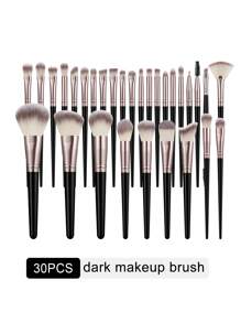 4/14/30/31/45PCS Makeup Tools Set Including:1pc Multi-Functional Zipper Toiletry And Cosmetic Bag Waterproof+30PCS Makeup Brush Set+2PCS Makeup Sponges+2PCS Mini Makeup Sponges+2PCS Triangle Powder Puffs+2PCS Mini Air Cushion Powder Puffs+1pc Hairband+2PCS Hand Bowl Strap+2PCS Facial Cleansing Sponges+1pc Eyelash Curler