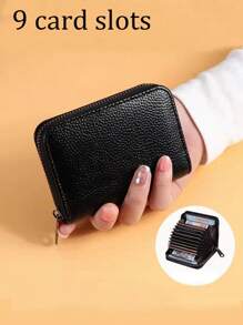 1 件女士纯色手提包，颜色：勃艮第红、安科拉红、波尔多红、宝石红、栗色、深红色、樱桃红、黑色、蓝色、灰色，采用 PU 材质，配有蝴蝶结星星吊坠，适合日常休闲、购物、旅行、商务通勤、书包套装、便携、经典休闲、商务休闲、适合少女、女大学生、白领、大学、适合办公室、小学、送给母亲或长辈的礼物、最佳母亲节女士礼物 - 彩色 - 查看 14