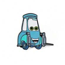 Disney 1/6 Pcs Anime Carros Broche Criativo Mater Esmalte Pin Metal Emblema Jóias Roupas Mochila Acessórios