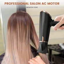 UKLISS Negative Ions High Speed Hair Dryer, Hair Blow Dryer With Diffuser - UK Plug(220-240V) - View 5