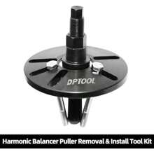 DPTOOL Harmonic Balancer Puller Removal And Install Tool Kit Flywheel Remover Crankshaft Pulley Removal Steering Wheel Pulling Set - 如圖所示 - 查看 5