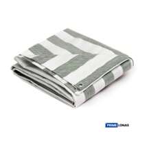 Prime Lonas Lona Impermeável 3,5x5,5 310 Verde e Branca SK