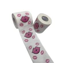 KISS Brand Creatively Printed Toilet Paper Rolls - White - View 3