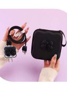 6 件蝴蝶设计电缆整理器和保护器套装 - 彩色 - 查看 5