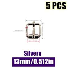 5 件装金属滚轮扣腰带五金针扣适用于包包皮带带背包鞋狗项圈链配件 - 彩色 - 查看 10