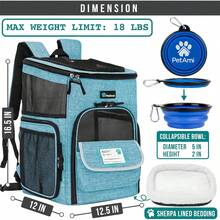 Pet Backpack - Türkis - Übersicht 6