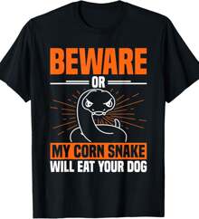 Corn Snake Terrarium Corn Snake Hide Corn Snake Owner T-Shirt - Black - View 1