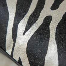 1pc Polyester Throw Pillow Cover, Multi-Color Abstract Texture, Geometric Lines, Zebra, Leopard Print, Black, Brown, Gold, Luxury Single-Sided High-Precision Jacquard, For Living Room, Sofa, Car, Home Decor, Party Decor (No Pillow Insert)