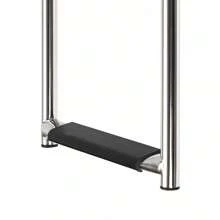 WUPYI Stainless Steel Boat Ladder, 2-Step Boat Telescoping Ladder, Stainless Steel Telescoping Ladder - Silver - View 10