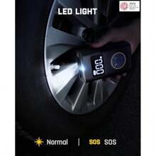 Fanttik X9 Pro Portable Tire Inflator For Compact Car 27s Fast Inflate Electric Bike Pump With Digital Tire Pressure Gauge 150PSI Air Compressor For Electric Bikes Compact Car Ball - as pic - View 8