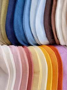 Sports Outdoor 10pairs Random Women's Simple Candy Gradient Color Sports Crew Socks