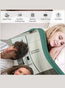 Mantas personalizadas con fotos y nombre, manta personalizada para mantas y mantas de franela a medida, regalos para novia, novio, regalos de pareja personalizados para Navidad, Día de San Valentín, esposa, marido - Multicolor - Ver 6