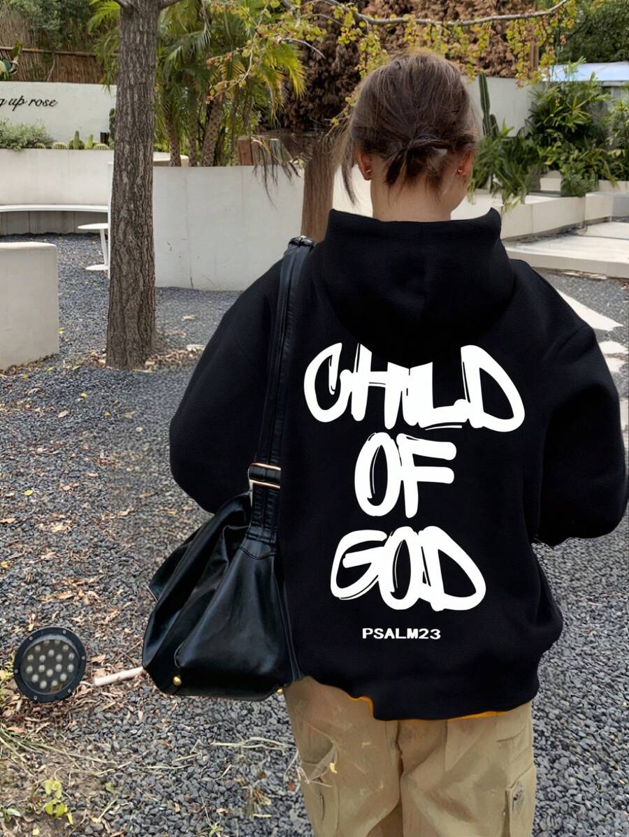 1pc Men's Casual Printed Hoodie Sweatshirt, Women's Letter-Printed Fashion Graphic Hoodie, Long Sleeve Jumper Super David Coat Warm Lining, Warm And Comfortable, Suitable For Students And Teenagers, Autumn And Winter