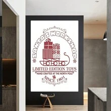 Framed Santa's Workshop Limited Edition Toys Print - Great Christmas Decoration, North Pole Toy Factory Art Decor, Modern Gifts For Christmas Holidays - Framed - View 5