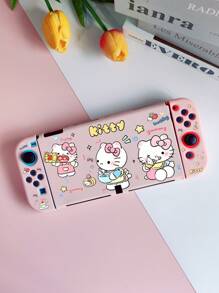 Sanrio 1PC Cute Sanrio Series Pattern Switch Game Console NS/OLED/LITE Case Soft Case Accessories Colorful TPU Material Shockproof And Drop-Proof Cute Waterproof Anti-Scratch Anti-Fingerprint Skin-Friendly Texture Stain-Resistant Birthday Gift
