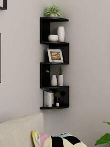 1 szt. Półka ścienna narożna do domu, trójkątne półki pływające, wielofunkcyjny regał do przechowywania, regał ścienny do salonu, sypialni, wystrój pokoju bez wiercenia