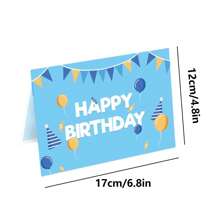 1 张生日蛋糕熊弹出式贺卡，适合生日、母亲节、父亲节、圣诞节、感恩节 - 卡通设计，送上真挚的祝福