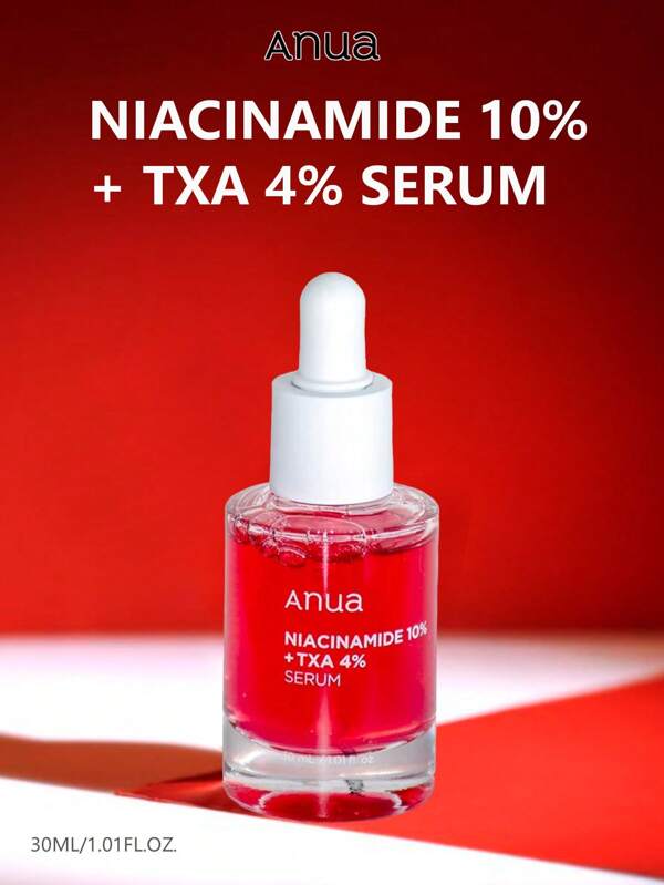 Anua Esencia humectante de 30ml con un 10% de Niacinamida y un 4% de Ácido Tranexámico
