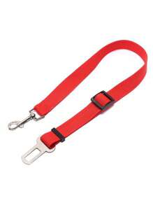 1 pieza Cinturón de seguridad para mascotas, Correa retráctil para perros, Correa para mascotas con hebilla para pecho y espalda, Cinturón de seguridad para automóvil, Cinturones resistentes y duraderos para arnés de automóvil para perros, mascotas medianas y grandes