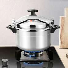 XIANXUS Family Small Mini Pressure Cooker, Pressure Cooker, Aluminum Alloy Pressure Cooker - Silver - View 2