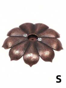 Porta-incenso de metal com flor de lótus e suporte minimalista de madeira, adequado para incensos em bastão e cone, cinzeiro e porta-velas multifuncionais, decoração de aromaterapia interna para meditação, ioga, casa, adequado para Natal, Halloween, Páscoa