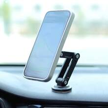 1pc Universal Car Phone Holder, Magnetic Wall Mount, Rotatable Design, Waterproof PC Material, Compatible With All Smartphones - Multicolor - View 5