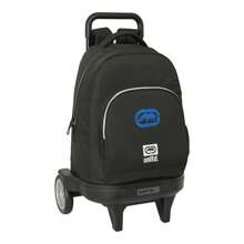 Safta Large Rolling Backpack With Detachable Evol. Ecko Unltd. "Worldwide" Compartments Spacious - Multicolor - View 3