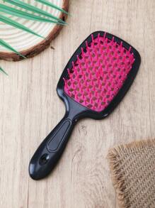1pc Small Square Hollow Comb Honeycomb Grid Comb Smooth Hair Comb Wet And Dry Dual Use Hairdressing Comb Scalp Massage Fluffy Made Valentines
