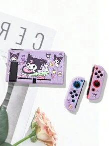 Sanrio 1PC Cute Sanrio Series Pattern Switch Game Console NS/OLED/LITE Case Soft Case Accessories Colorful TPU Material Shockproof And Drop-Proof Cute Waterproof Anti-Scratch Anti-Fingerprint Skin-Friendly Texture Stain-Resistant Birthday Gift