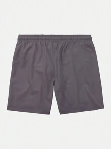 Men's Tactel Basic Shorts Beach Gym Running And Training - Dark Grey - View 5