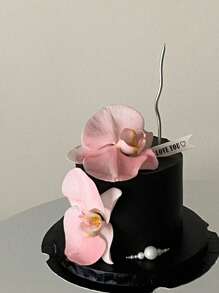 1/3/6/10 件人造蝴蝶兰花蛋糕装饰，人造花蛋糕装饰，逼真的触感花朵，婚礼生日派对装饰，DIY 配件，派对礼品，主题派对用品 - 彩色 - 查看 7