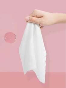 BROS Wet Wipes Pink Disposable 1/25/50pcs Portable Wet Wipes,Compact Portable, Extractable Cleaning Sanitary Wipes, Suitable For Daily Cleaning And Outdoor Camping.Travel Hand And Mouth Cleaning, Mini Portable Wet Wipes For Hand And Oral Cleaning - Non-Woven Outdoor Body Care Wet Wipes, Daily Hygiene Cleaning, Suitable For Men And Women