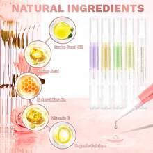 Nail Nutrition Pencil, Nail Cuticle Oil Pen Set, Nail Nourishing Oil For Repairing Cracked And Dry Cuticles