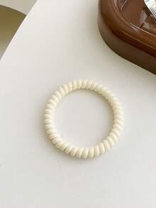 3pcs Multi-Color Spiral Hair Ties, Large & Fine Elastic Hair Ties, Women Hair Scrunchies, High Stretch Hair Ties, Minimalist Ponytail Accessories ,Gym Sport Outfit ,Ponytail Holders ,Hair Elastics ,Hair Rubber Bands ,Hair Rope