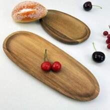 1 Kitchen Gadgets , Cheese Board, Tray, Cow Corner Fluted Tray, Wooden Tray, Serving Tray, Home/Restaurant/Party, Vegetable Board, Serving Board, Steak Board, - Brown - View 6